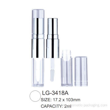 Gincu Duo Round/Lipgloss Tube LG-3418A